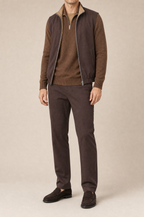 Milano Reverso Autumn Set Total Marrone Quarter Zip front