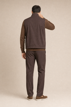 Milano Reverso Autumn Set Total Marrone Quarter Zip back