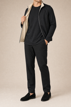 Milano Reverso Autumn Set Total Nero Long Sleeve front
