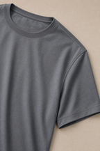 Puro Supima Mercer Tee Antracite - detail