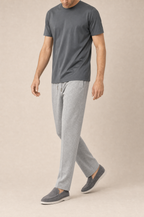 Puro Supima Mercer Tee Antracite - front