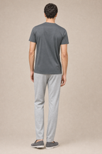 Puro Supima Mercer Tee Antracite - back