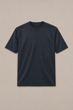 Puro Supima Mercer Tee Blu - flat-lay
