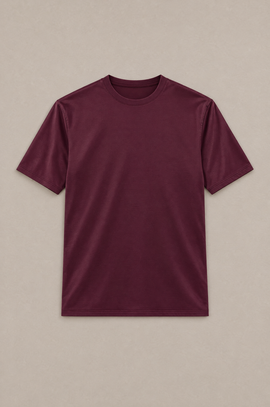 Puro Supima Mercer Tee Bordeaux - flat-lay