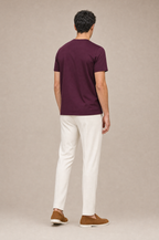 Puro Supima Mercer Tee Bordeaux - back