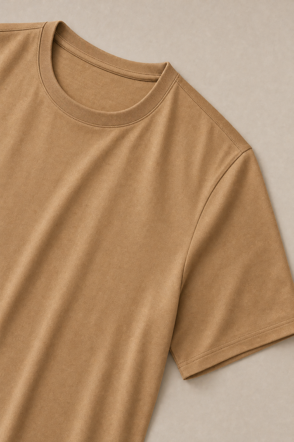 Puro Supima Mercer Tee Cammello - detail
