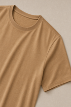 Puro Supima Mercer Tee Cammello - detail