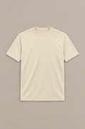 Puro Supima Mercer Tee Crema - flat-lay