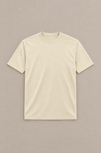 Puro Supima Mercer Tee Crema - flat-lay
