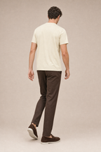 Puro Supima Mercer Tee Crema - back