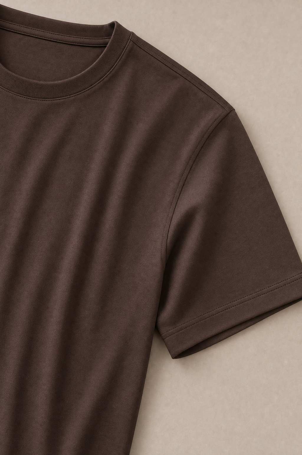 Puro Supima Mercer Tee Marrone - detail