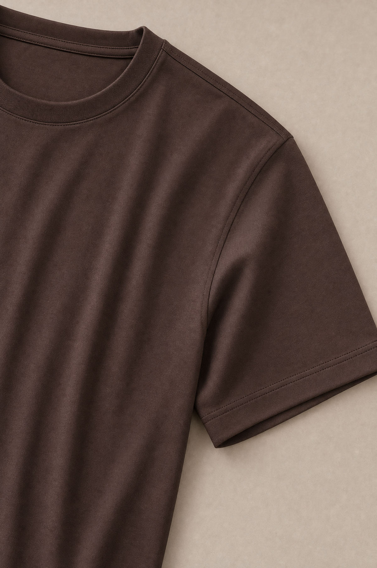 Puro Supima Mercer Tee Marrone - detail