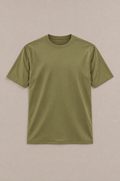 Puro Supima Mercer Tee Oliva - flat-lay