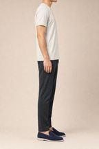 Puro Supima Mercer Tee Pietra - front