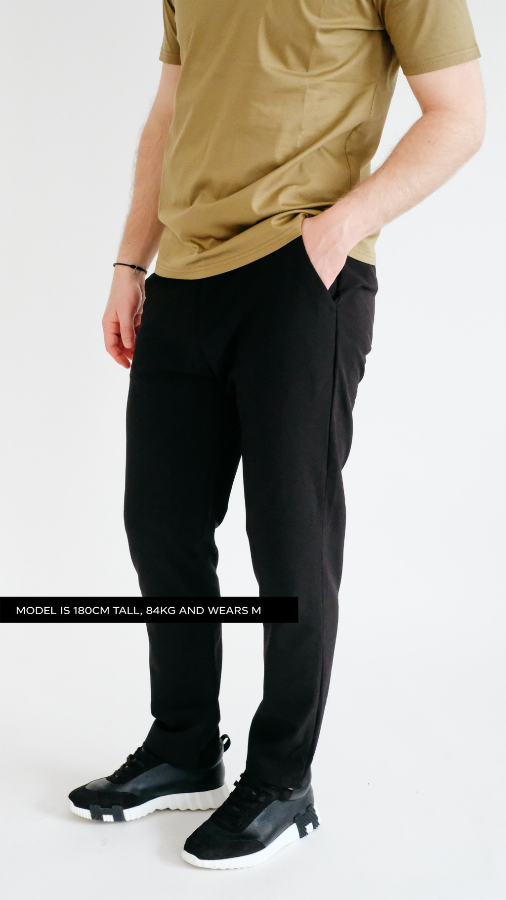 MILANO SIGNATURE TROUSERS - BLACK