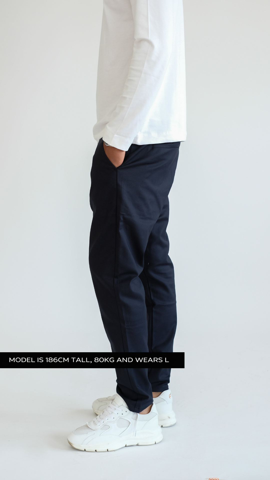 MILANO ATELIER TAILORED TROUSER - NAVY