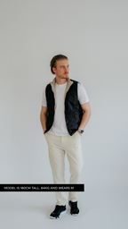 MILANO OMKEERBAAR PRIME VEST - ZWART
