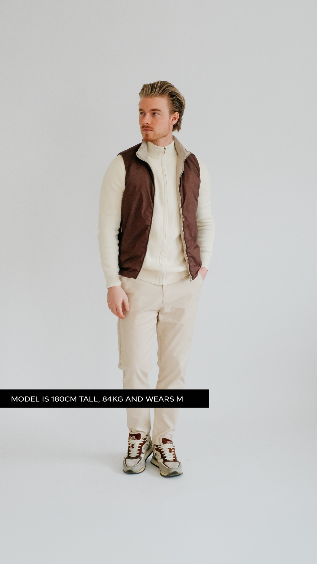 MILANO WENDBARES PRIME-GILET – BRAUN