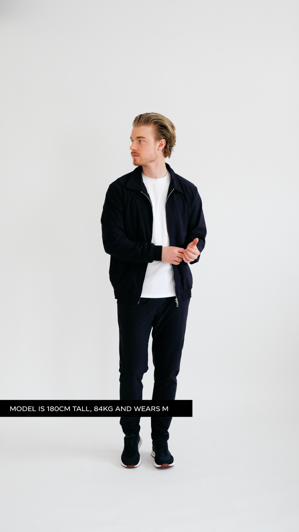 IMPERIAL MILANO ZIP SET – MARINEBLAU