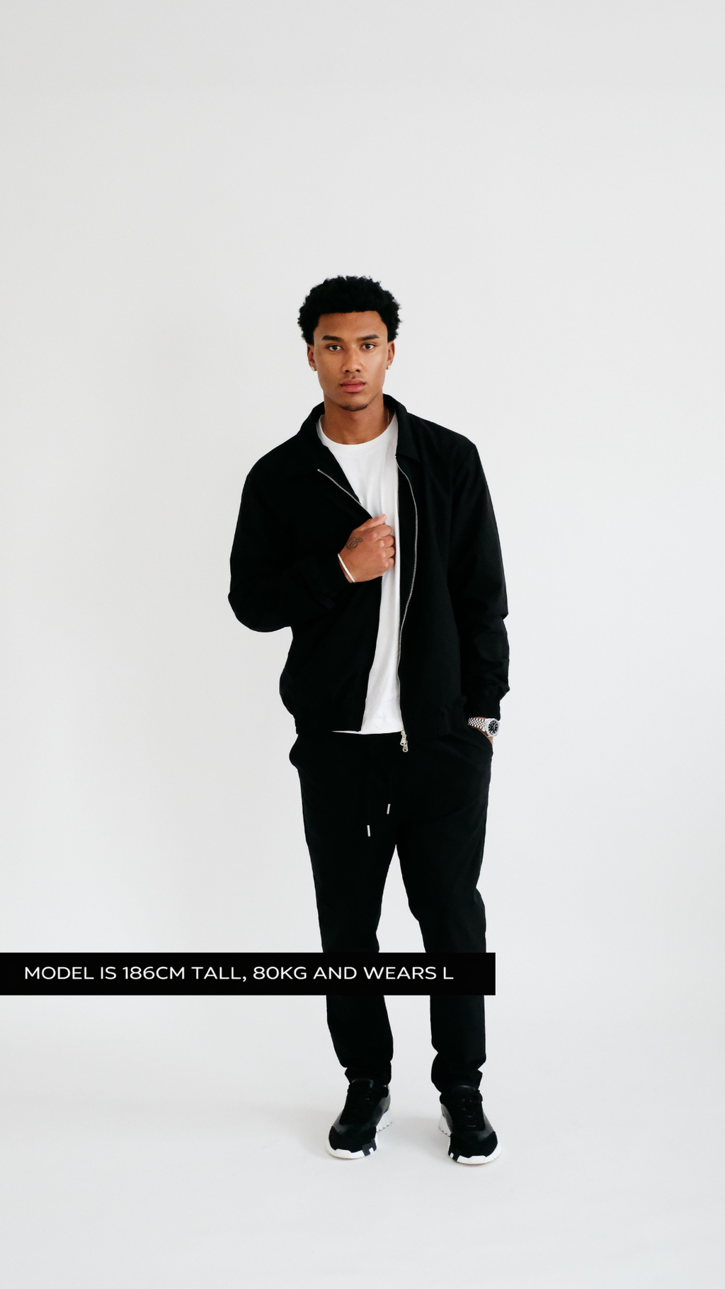 IMPERIAL MILANO ZIP SET - BLACK