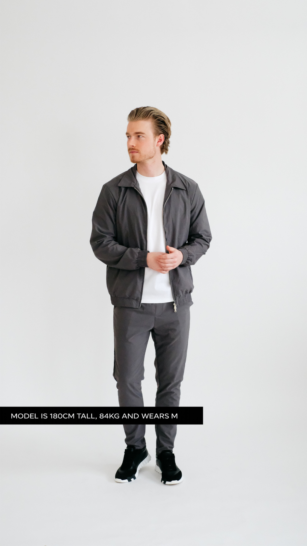 IMPERIAL MILANO ZIP SET - GRAY