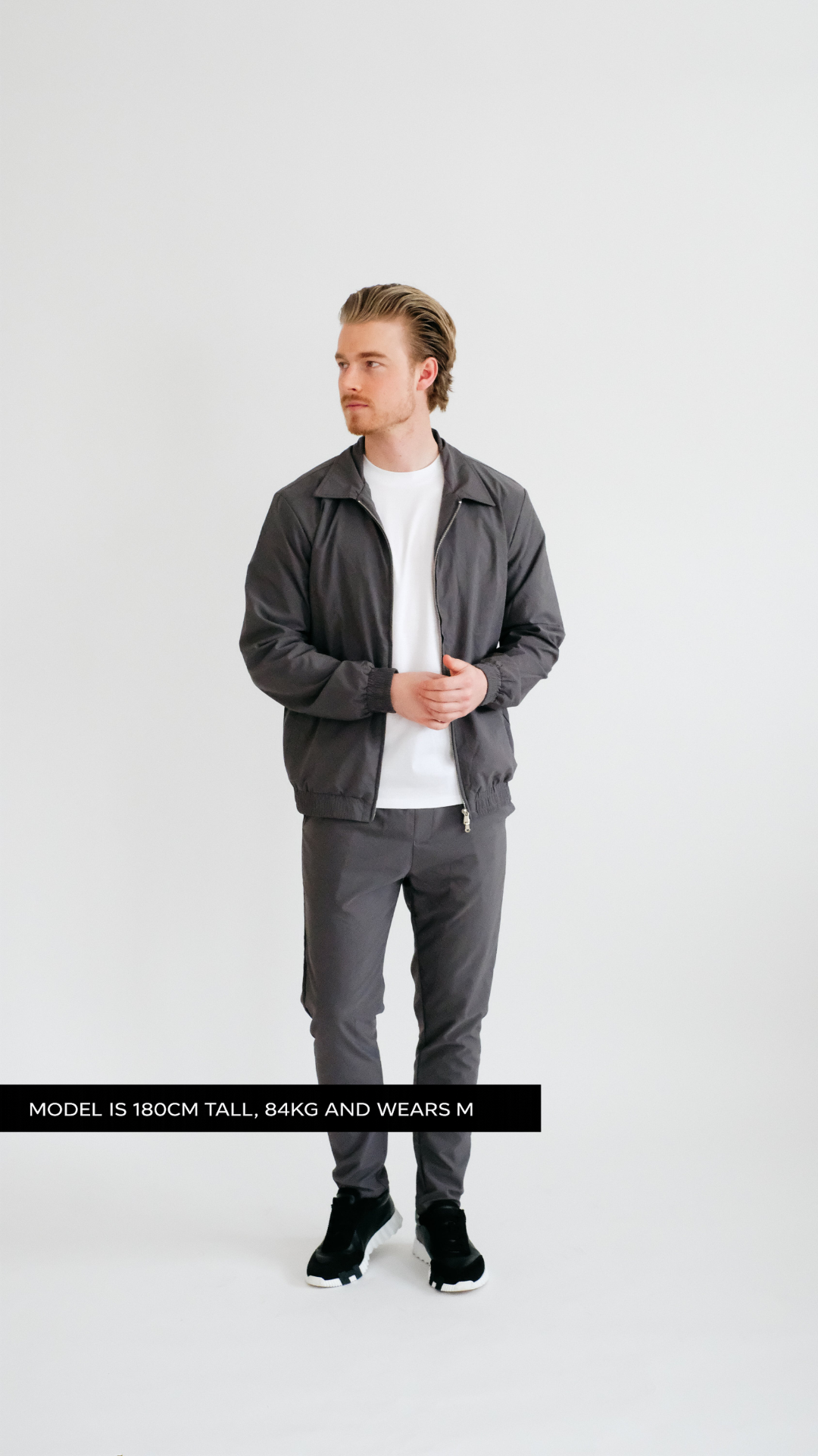 IMPERIAL MILANO ZIP SET - GRAY