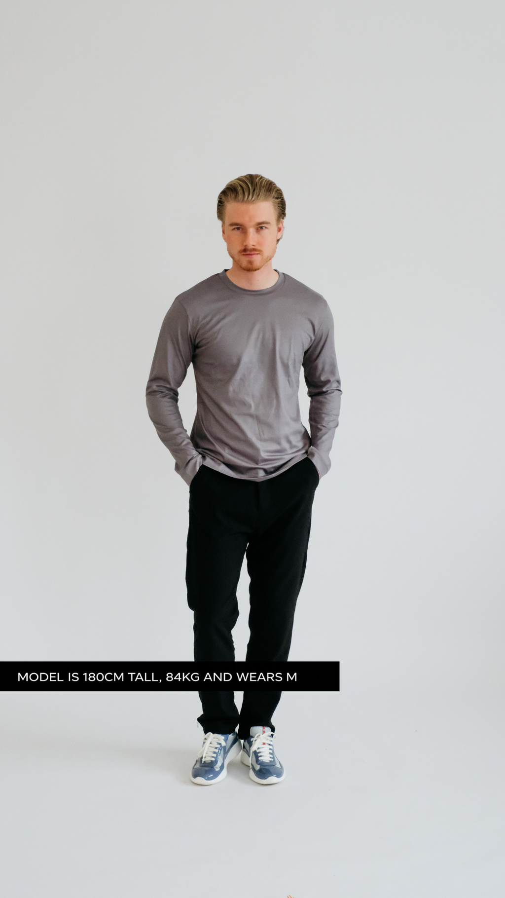 MILANO SIGNATURE LONG SLEEVE - GRAY