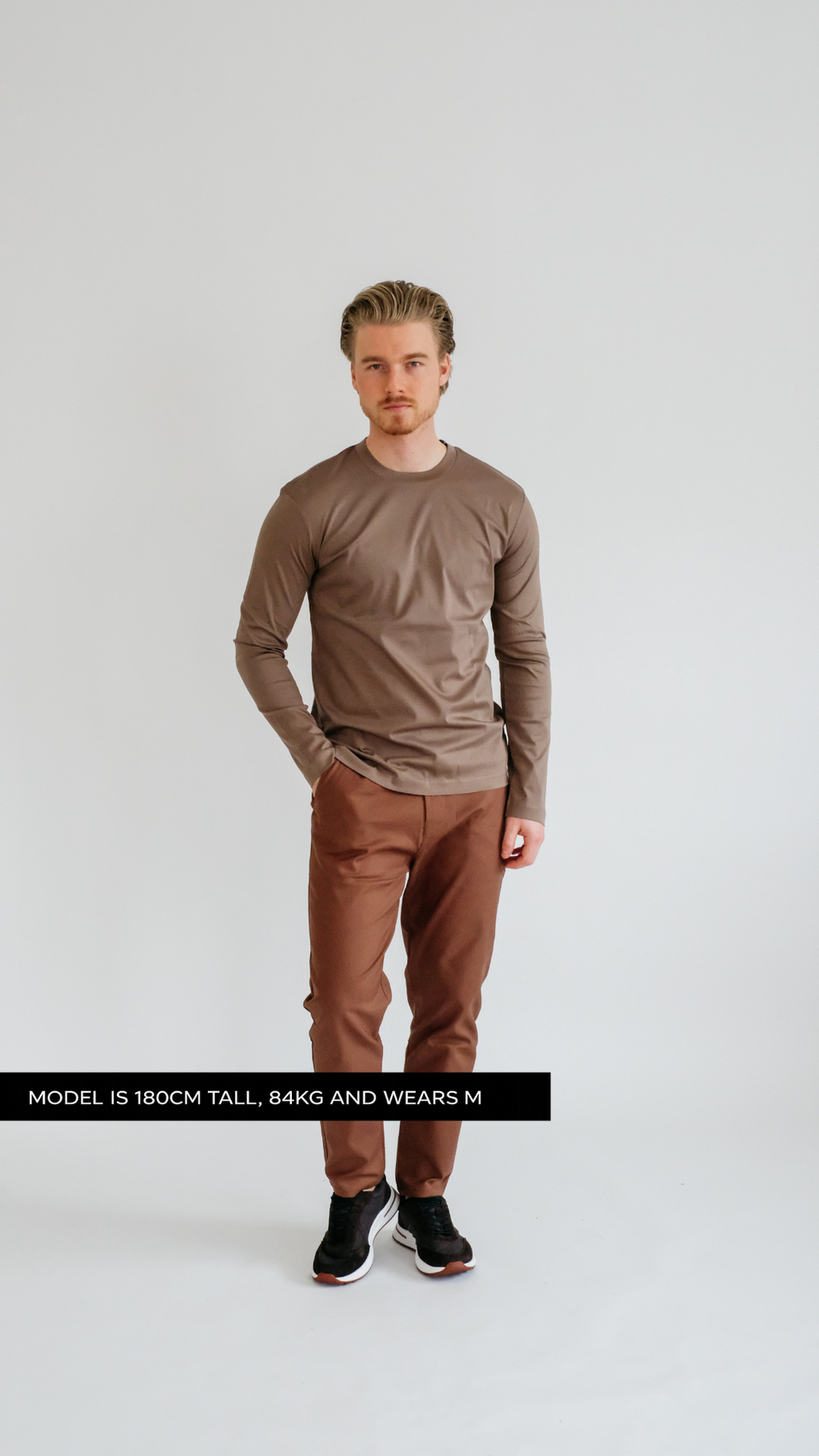 MILANO SIGNATURE LONG SLEEVE - BROWN