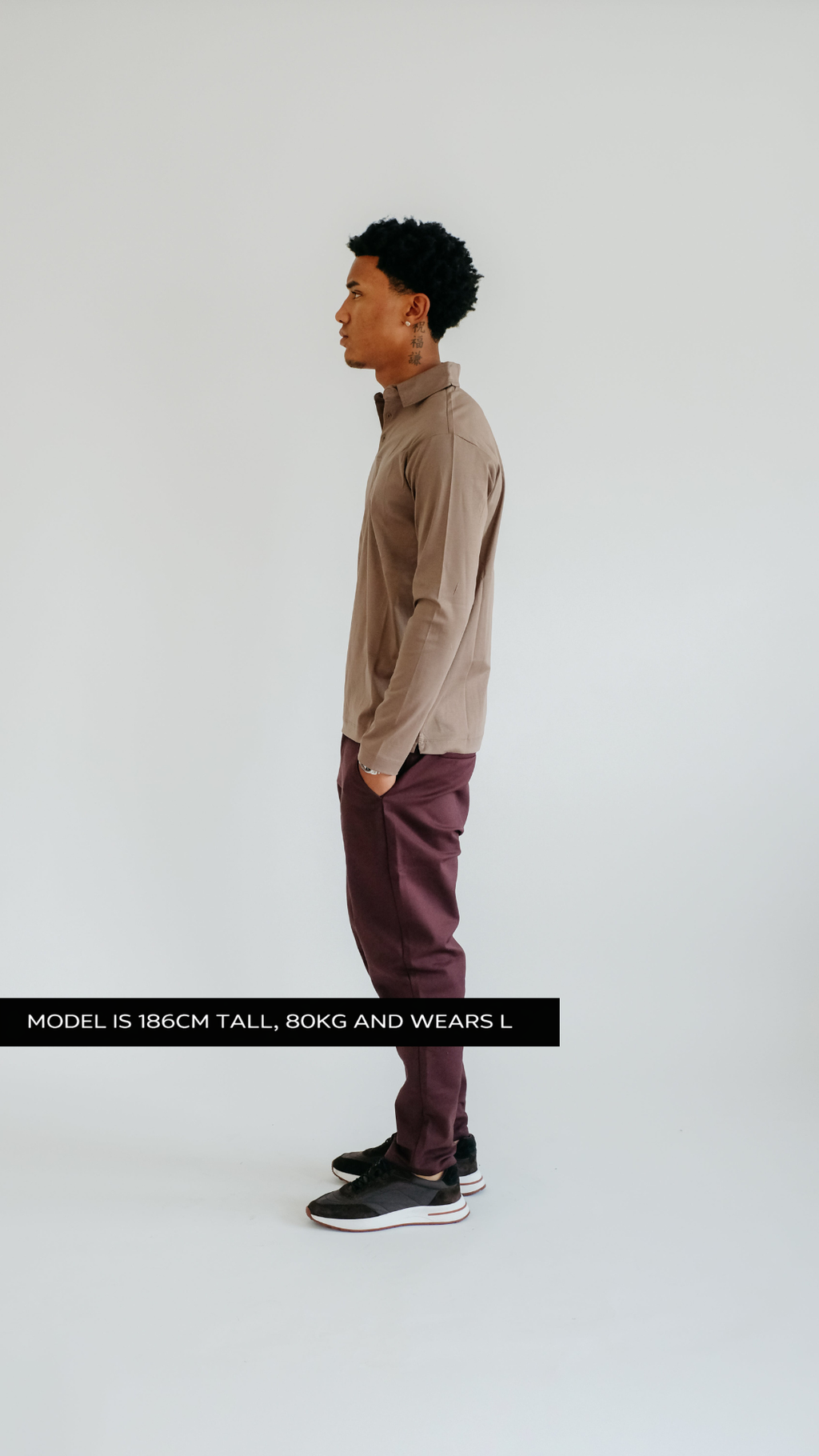 MILANO SIGNATURE POLO MET LANGE MOUWEN - CAMEL