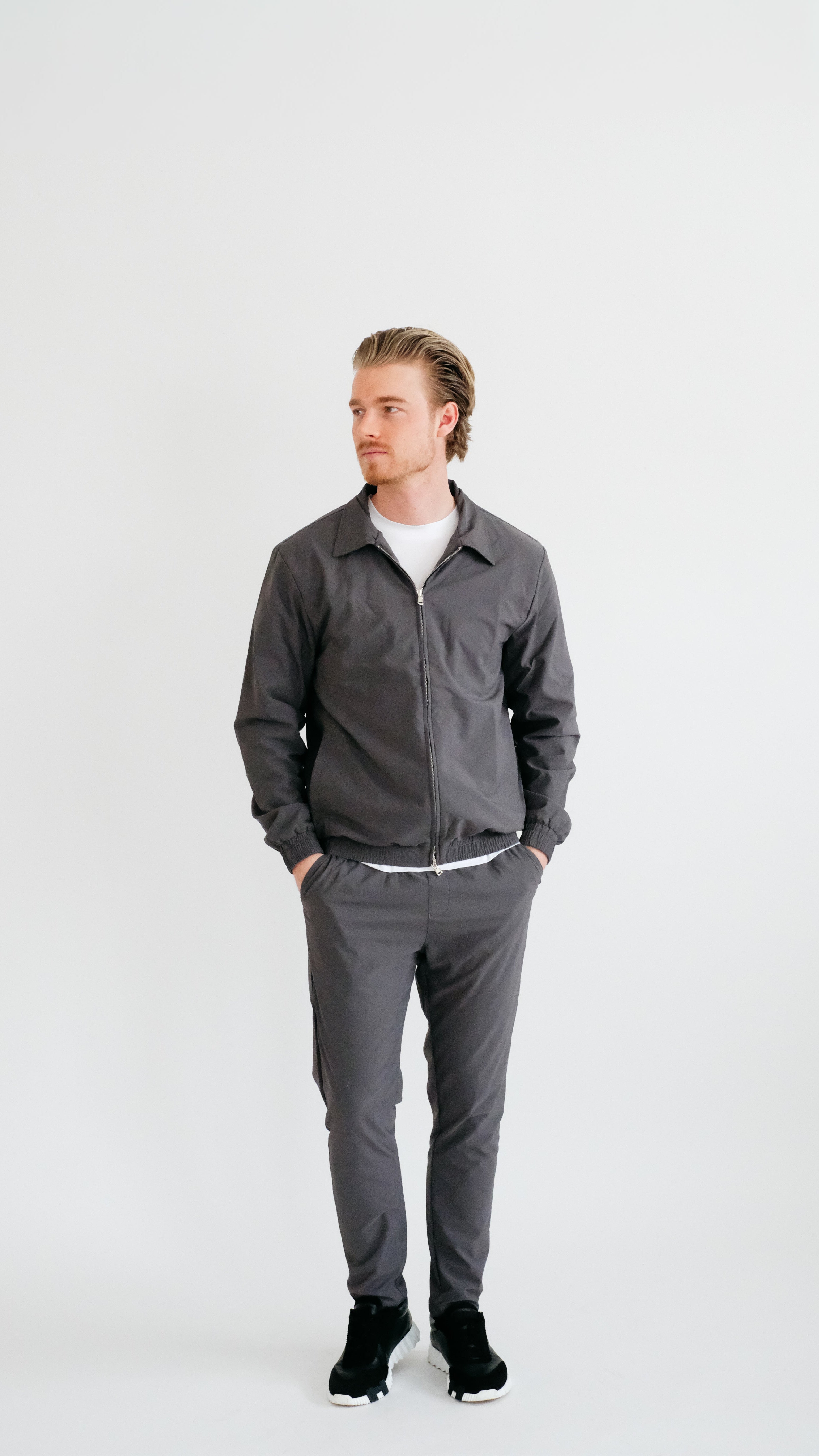 IMPERIAL MILANO ZIP SET - GRAY