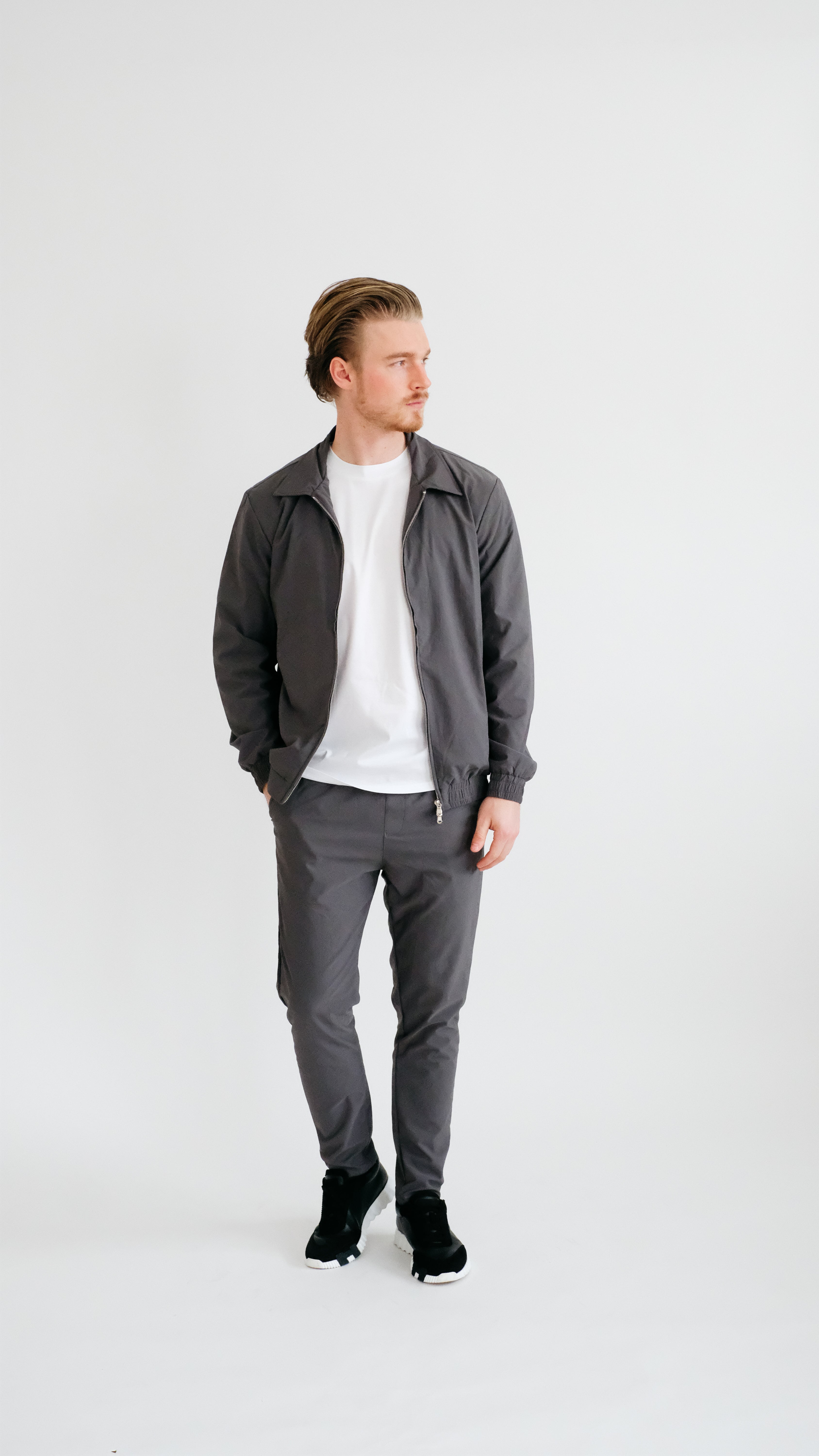 IMPERIAL MILANO ZIP SET - GRAY