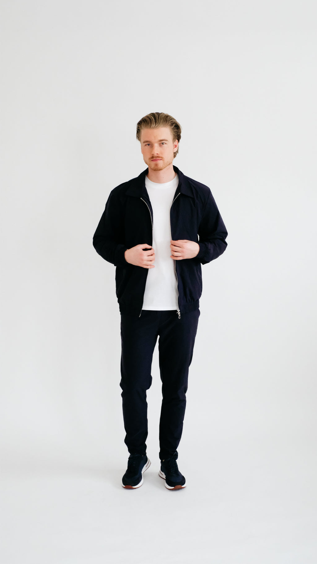 IMPERIAL MILANO ZIP SET – MARINEBLAU