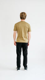 PURO SUPIMA MERCER TEE - OLIVE GREEN
