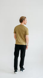 PURO SUPIMA MERCER TEE - OLIVE GREEN