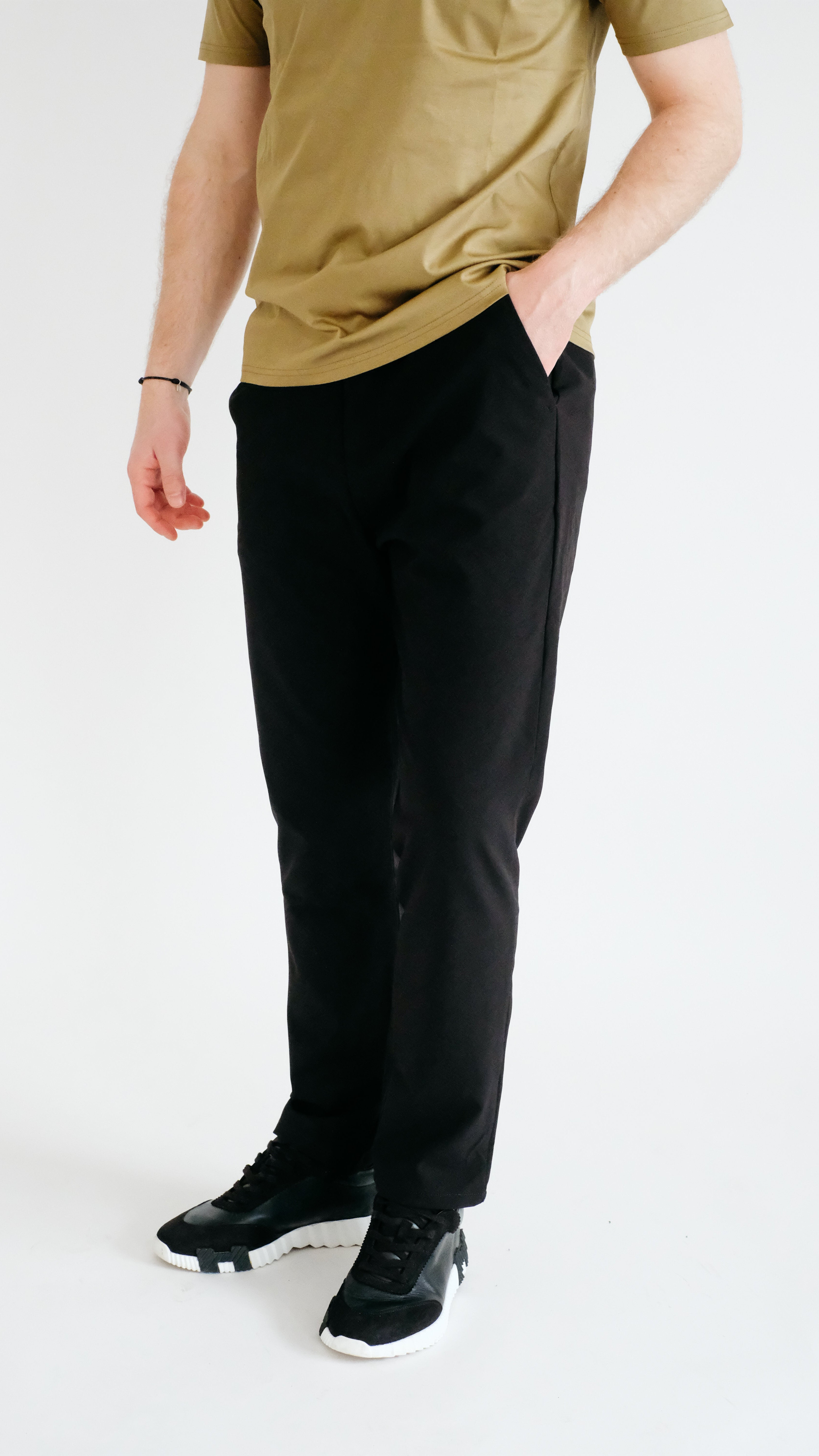MILANO SIGNATURE TROUSERS - BLACK