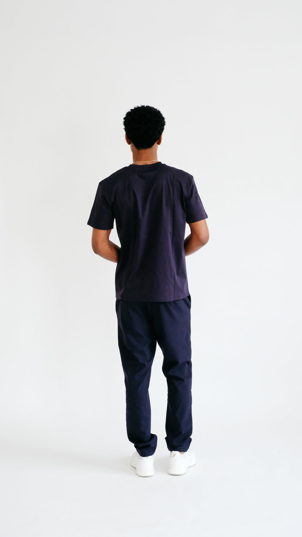 PURO SUPIMA MERCER T-SHIRT - MARINEBLAUW