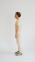 PURO SUPIMA MERCER TEE - LIGHT KHAKI