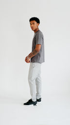 PURO SUPIMA MERCER T-SHIRT - GRIJS