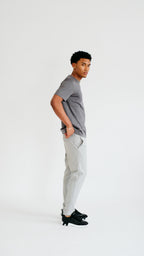 PURO SUPIMA MERCER T-SHIRT - GRIJS