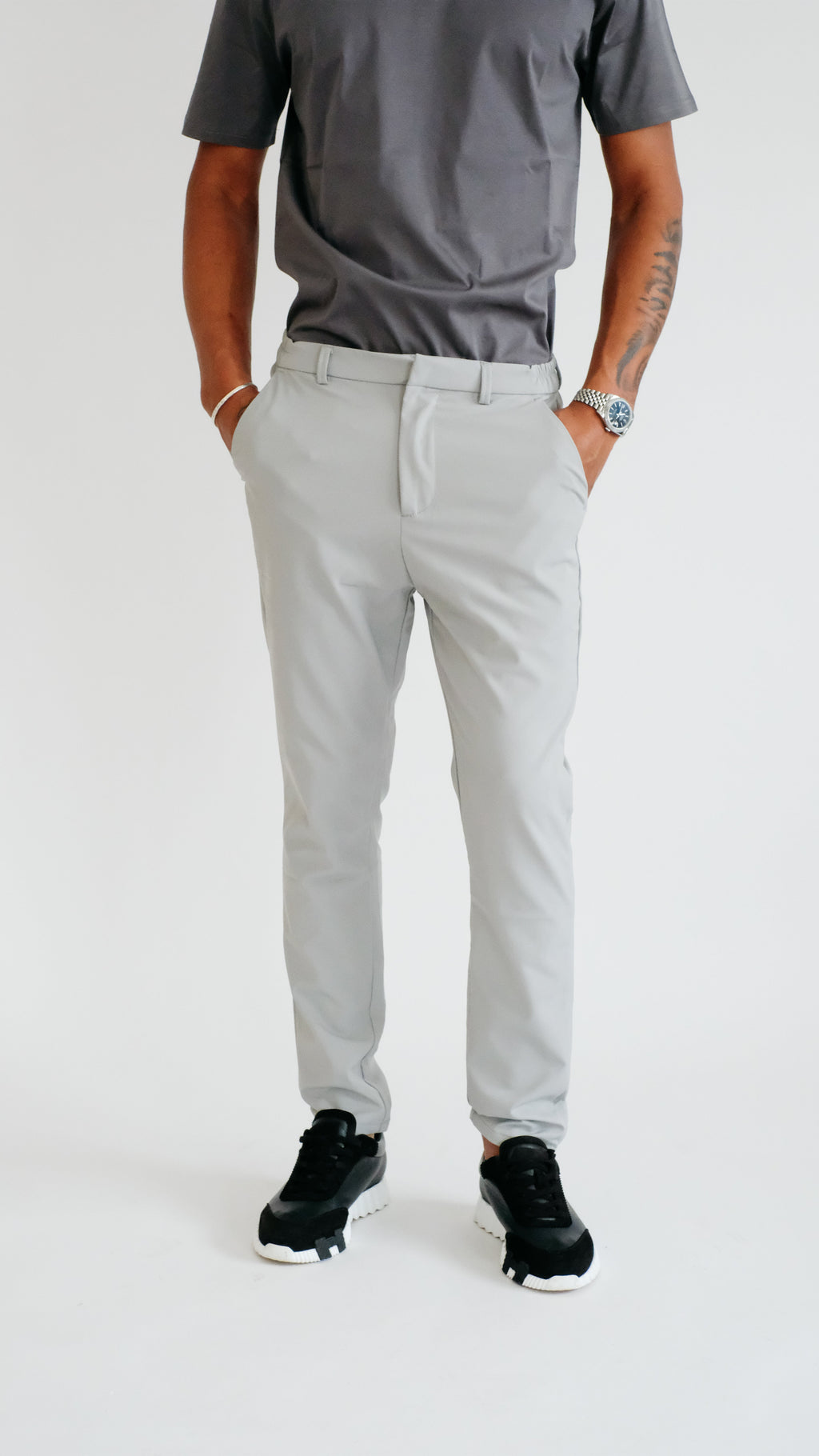 MILANO SIGNATURE TROUSERS - GREY