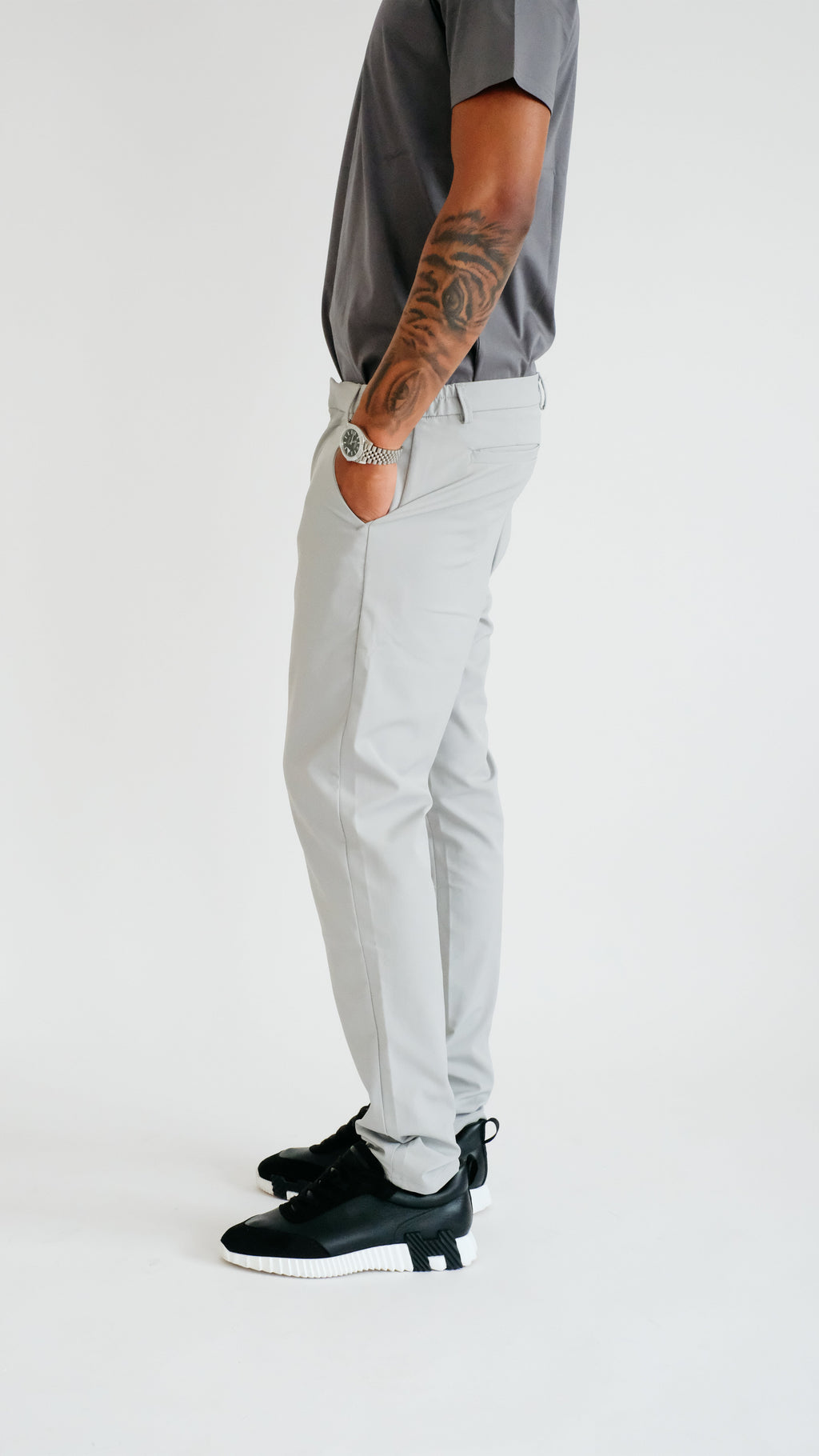 MILANO SIGNATURE TROUSERS - GREY