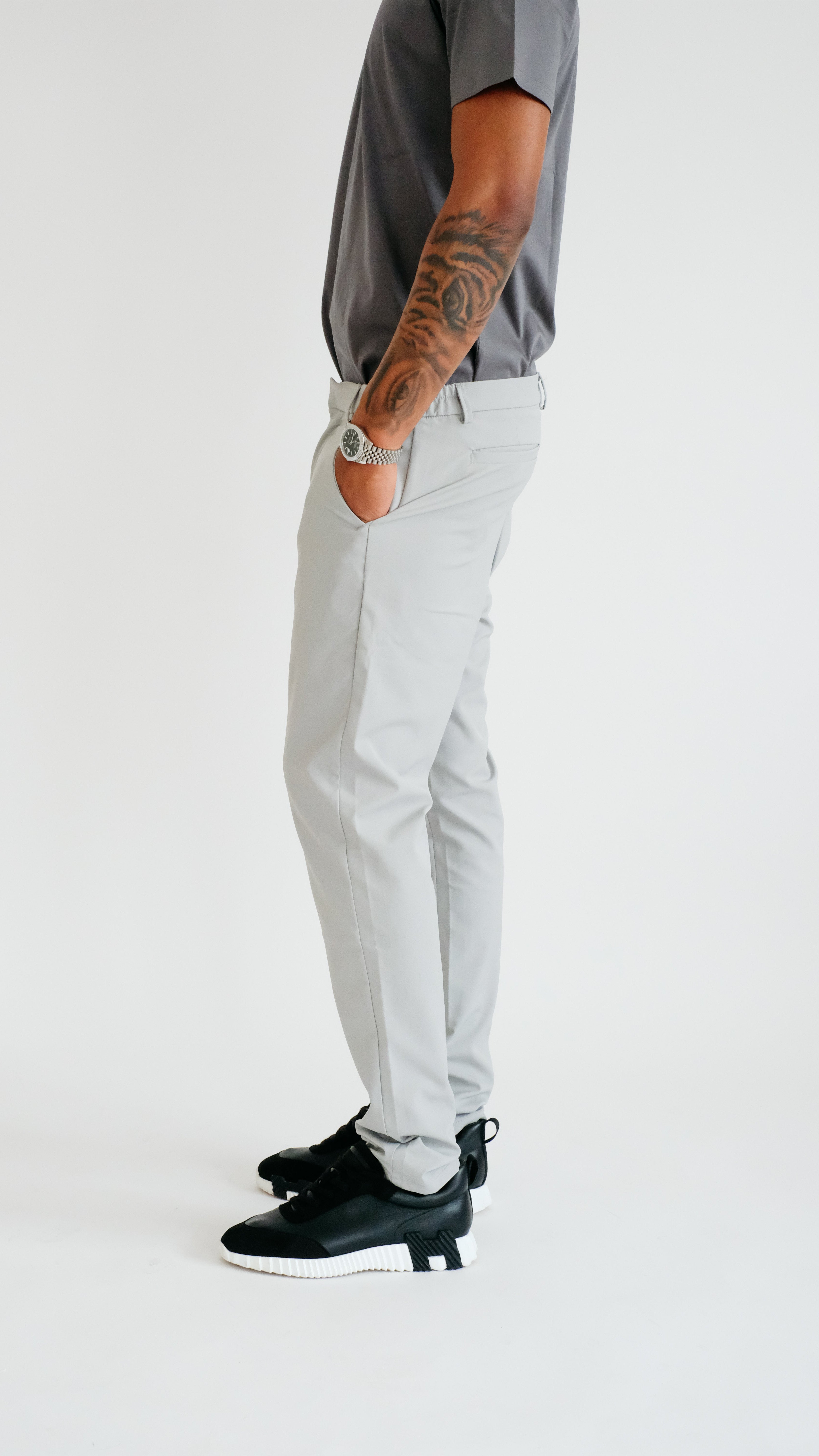 MILANO SIGNATURE TROUSERS - GREY
