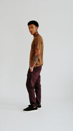 PURO SUPIMA MERCER TEE - BROWN