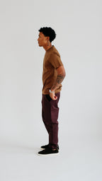 PURO SUPIMA MERCER TEE - BROWN