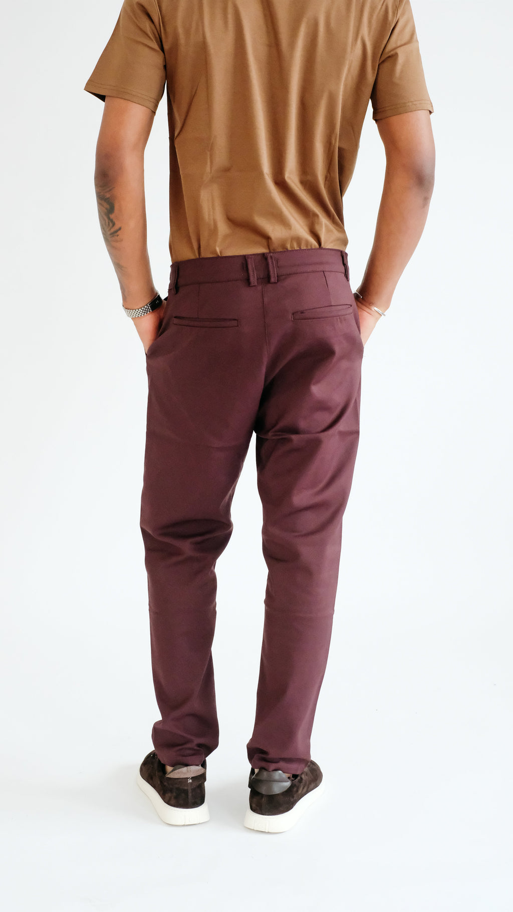MILANO ATELIER TAILORED TROUSER - BROWN