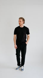 PURO SUPIMA MERCER TEE - BLACK