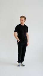 PURO SUPIMA MERCER TEE - BLACK