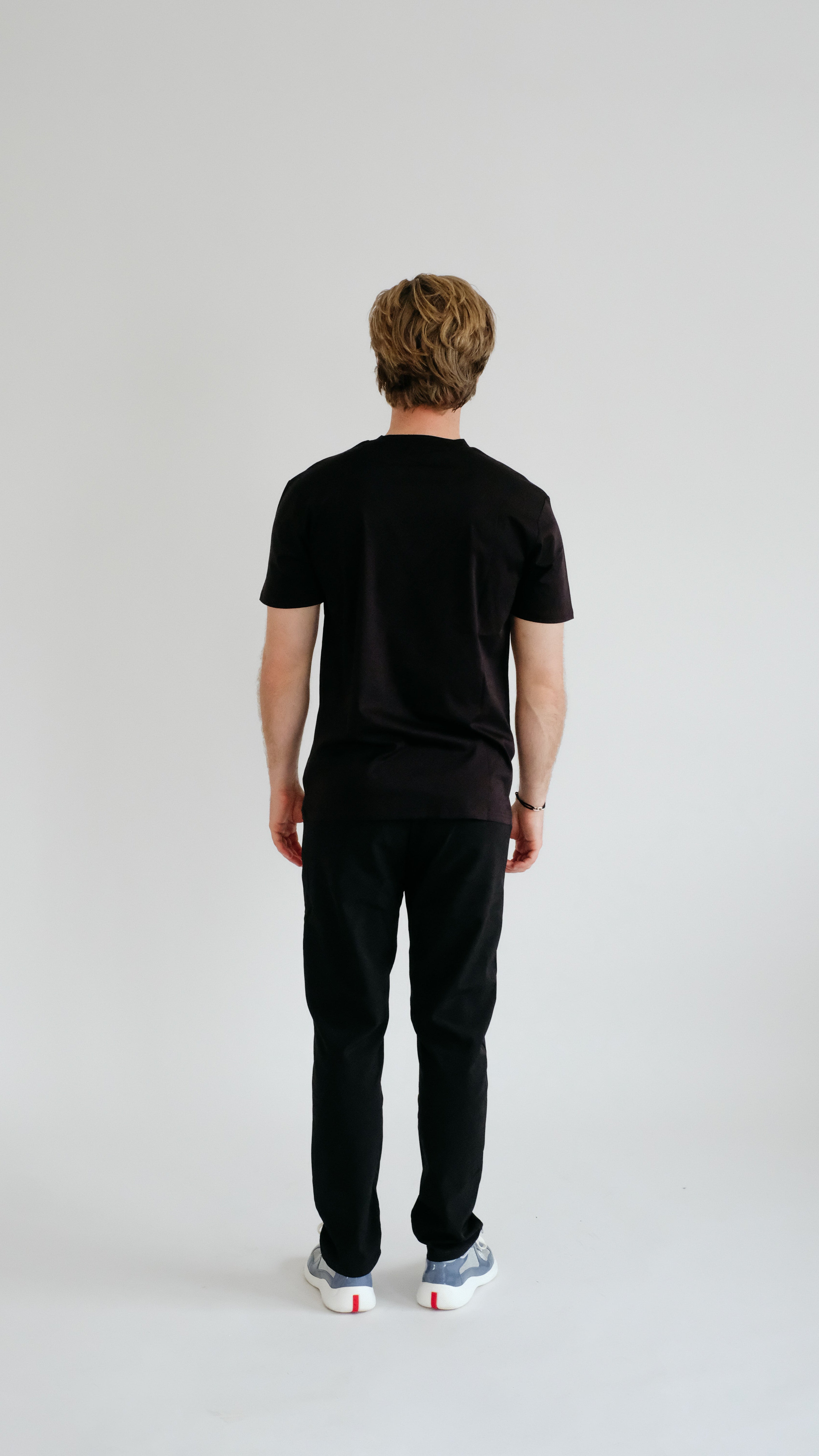 PURO SUPIMA MERCER TEE - BLACK