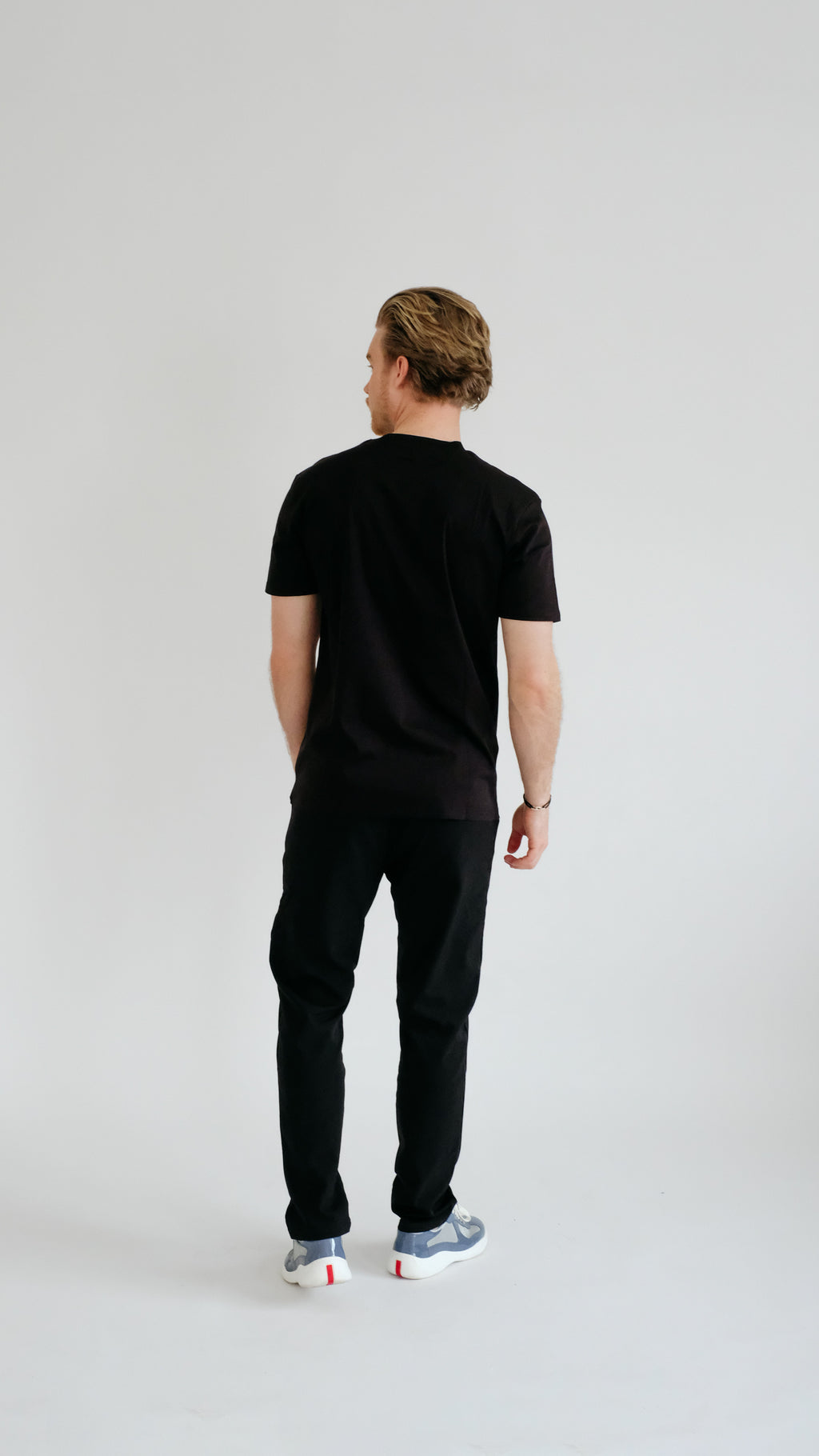PURO SUPIMA MERCER TEE - BLACK