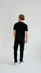 PURO SUPIMA MERCER TEE - BLACK